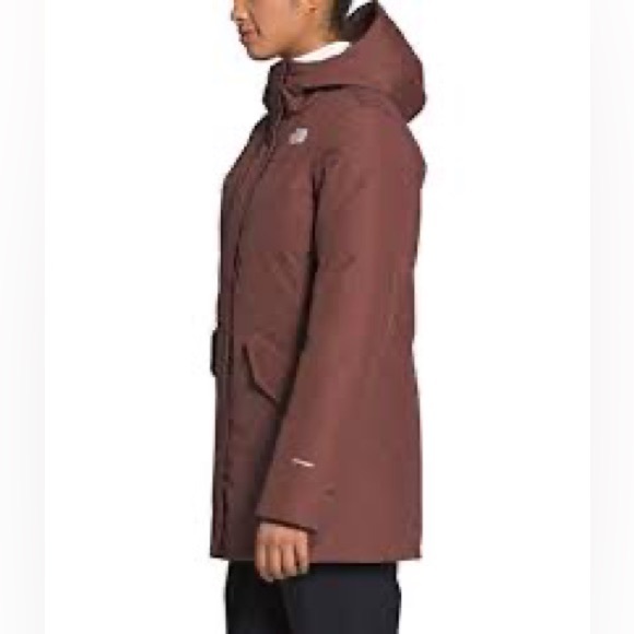 NWT The North Face Pilson Down Jacket Marron Purple Size Small - Picture 4 of 16